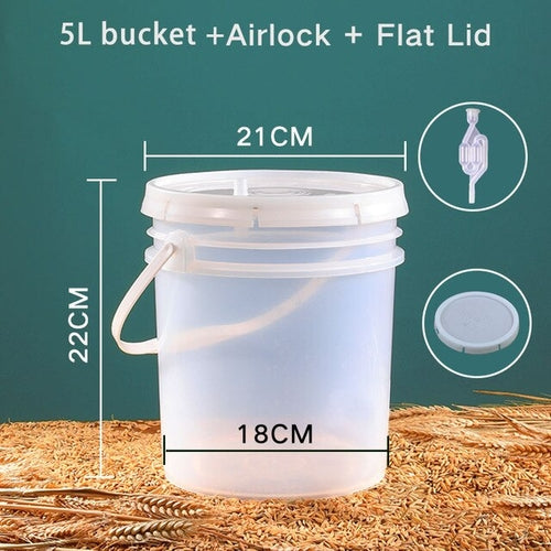 FarmWise 10L Fermentation Container with Airlock Kit