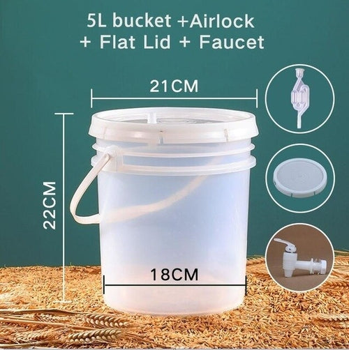 FarmWise 10L Fermentation Container with Airlock Kit