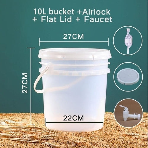 FarmWise 10L Fermentation Container with Airlock Kit