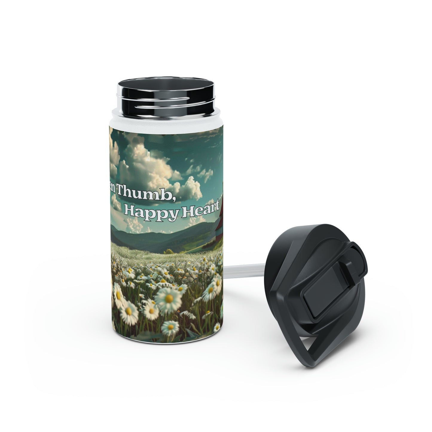 Green Thumb, Happy Heart Stainless Steel Thermos