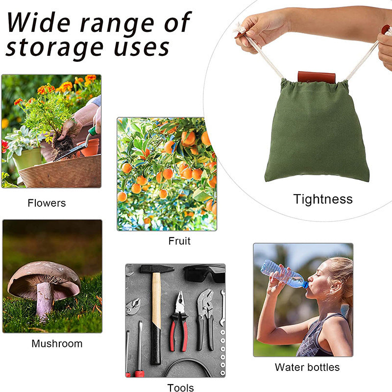 HarvestEase Collapsible Outdoor Foraging Bag