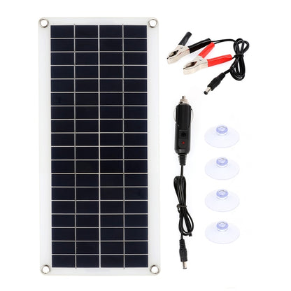 PowerFlex 300W Flexible Solar Panel for Car Battery Charging