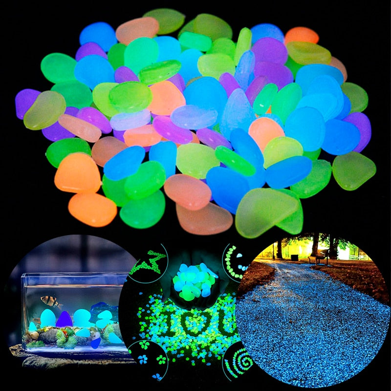 LumiStone Path - Glow-in-the-Dark Garden Pebbles