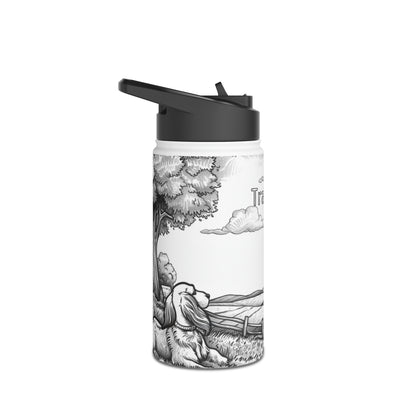 Tranquility Stainless Steel Water Bottle, Standard Lid