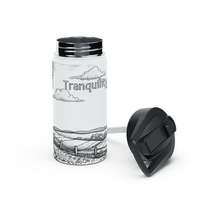 Tranquility Stainless Steel Water Bottle, Standard Lid