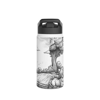 Tranquility Stainless Steel Water Bottle, Standard Lid