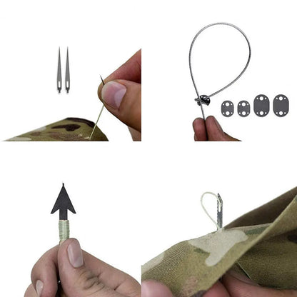 Outdoor Stainless Steel Survival Fishing Hook Card