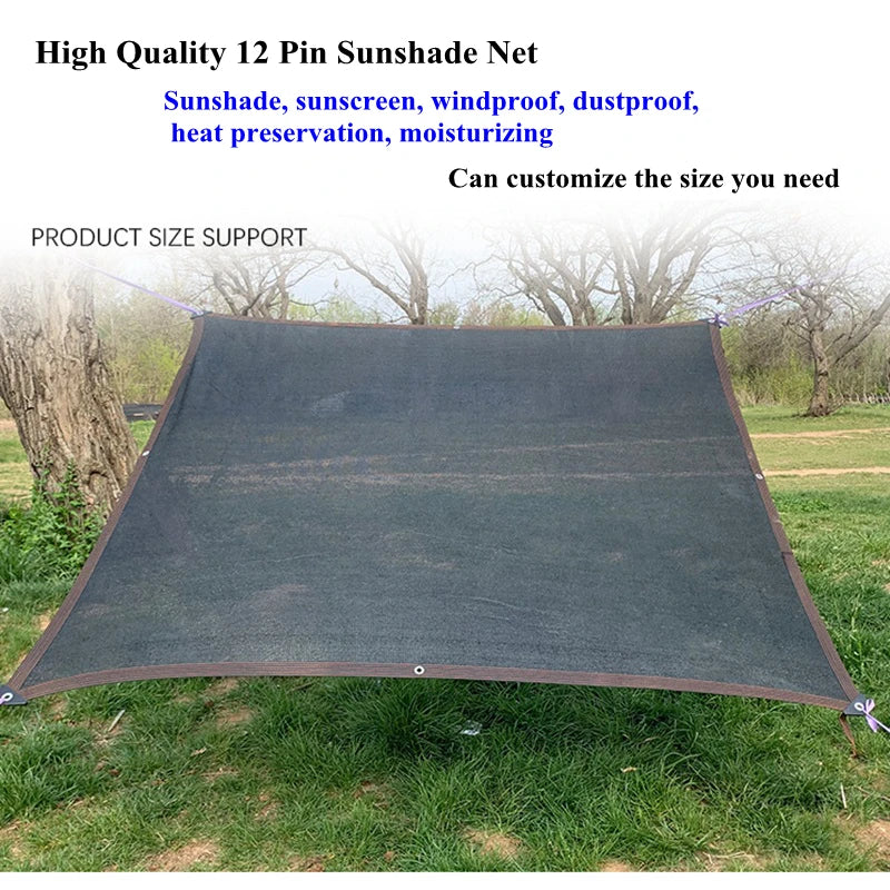 Black Anti-UV HDPE Sunshade Net Garden Succulent Plant Shading Net