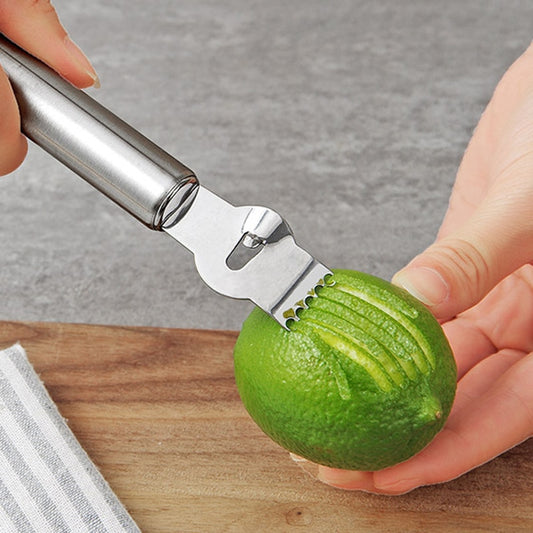 Stainless Steel Citrus Fruit Peeler & Zester Set