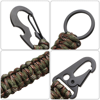Survival Gear Keychain Paracord Tool