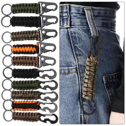 Survival Gear Keychain Paracord Tool