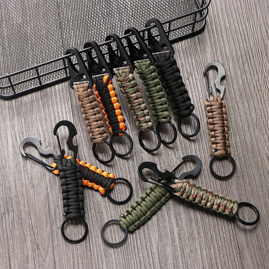 Survival Gear Keychain Paracord Tool