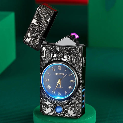 ChronoFlame - Dual Arc Timekeeper Lighter