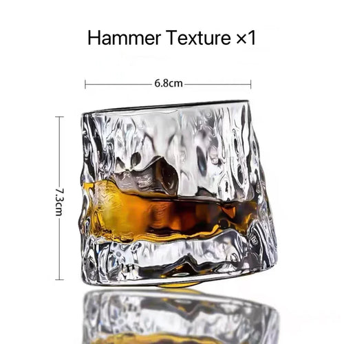 Gyroscopic Whisky Glass Tumbler Set - Rotating Hemisphere Design