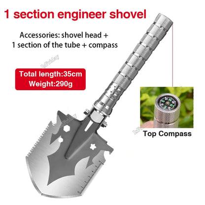 VersaTrek 4-in-1 Tactical Survival Shovel