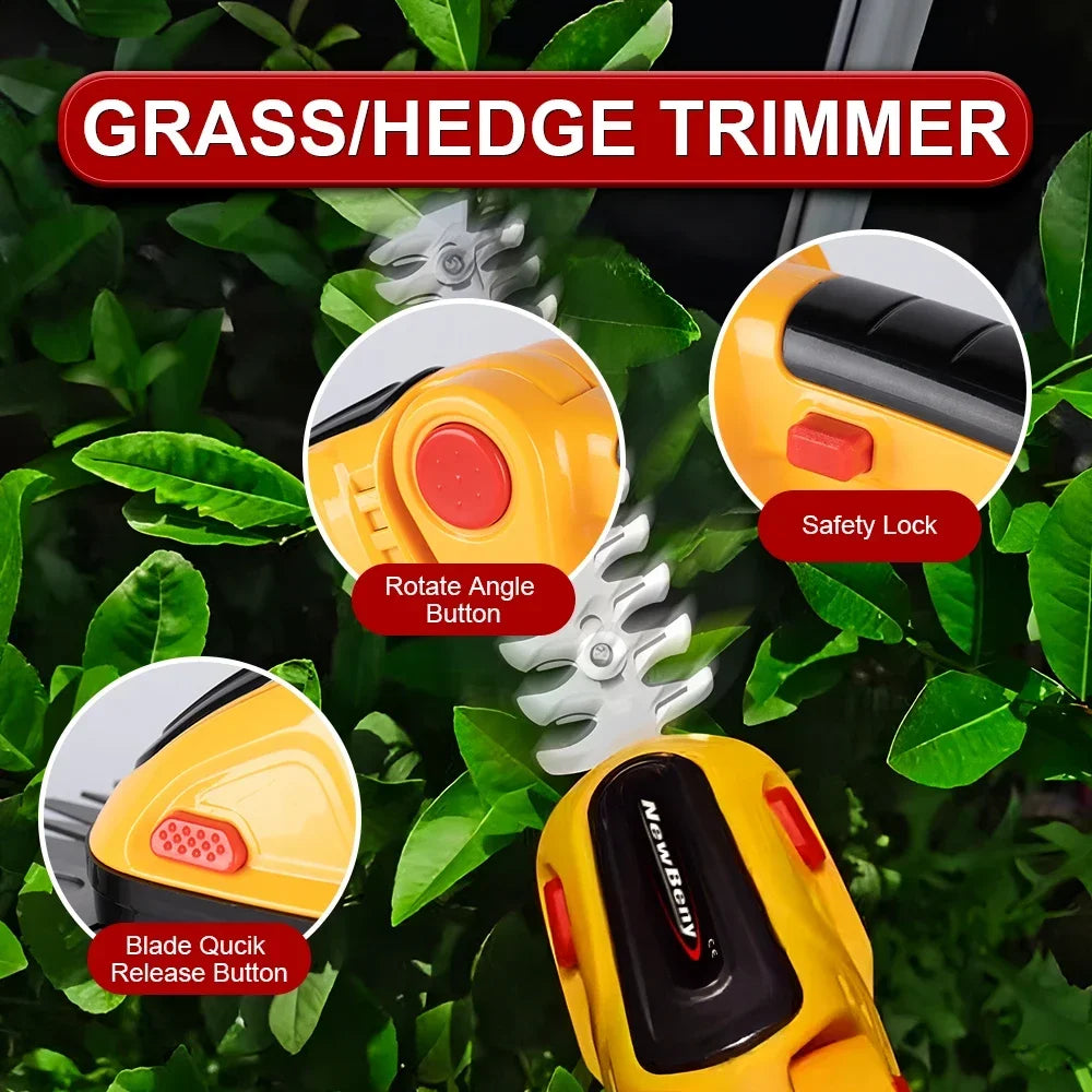 PowerTrim 2-in-1 Cordless Electric Hedge Trimmer