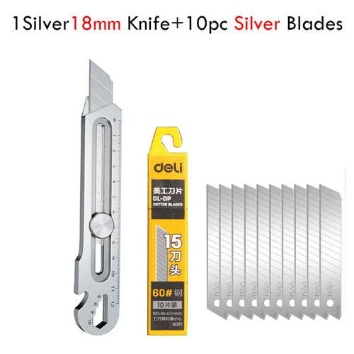 6-in-1 Stainless Steel Multifunctional Utility Knife