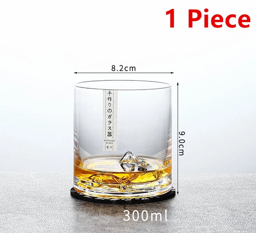 Crystal Iceberg Whiskey Tumbler Set