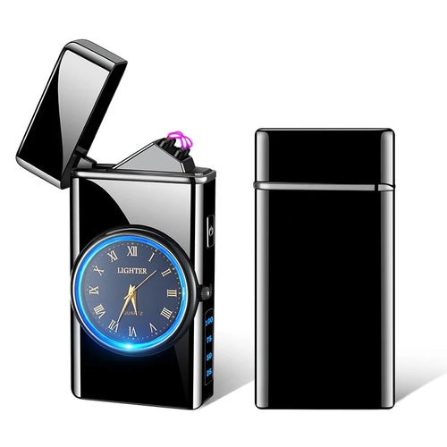 ChronoFlame - Dual Arc Timekeeper Lighter