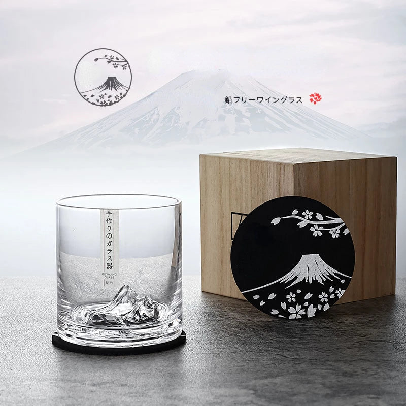 Crystal Iceberg Whiskey Tumbler Set