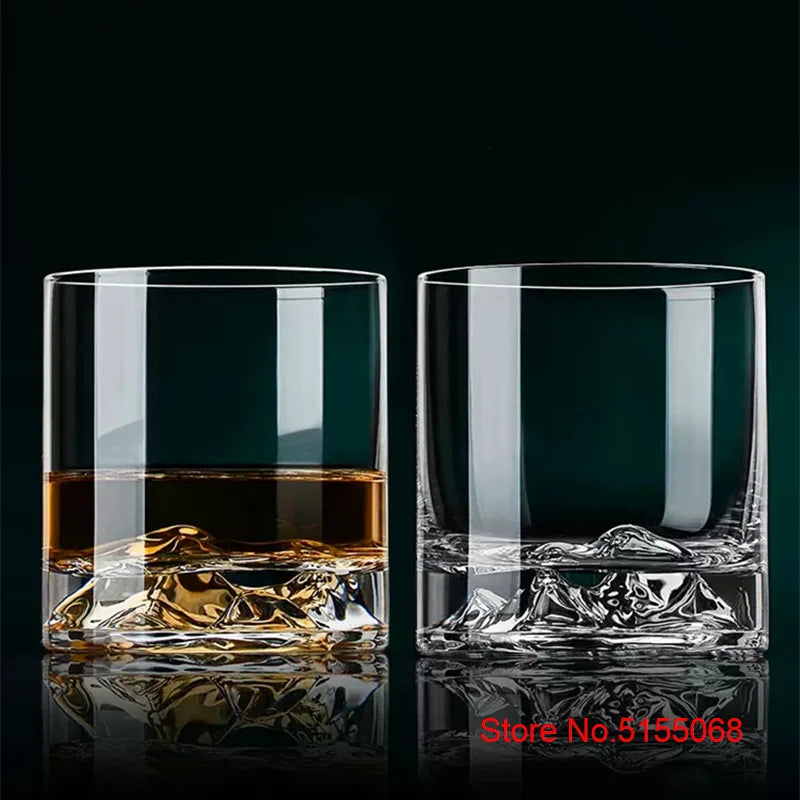 Crystal Iceberg Whiskey Tumbler Set