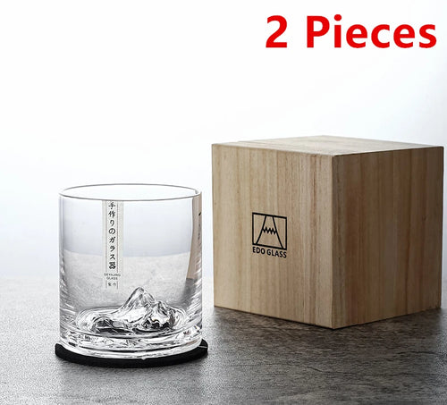 Crystal Iceberg Whiskey Tumbler Set