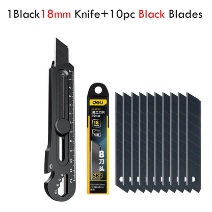 6-in-1 Stainless Steel Multifunctional Utility Knife