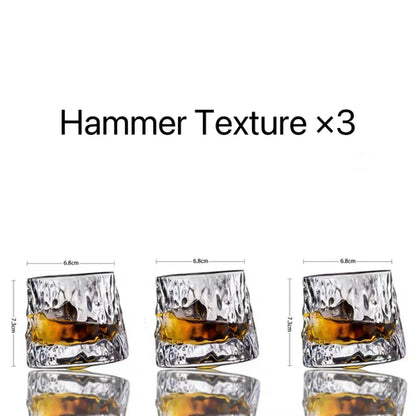 Gyroscopic Whisky Glass Tumbler Set - Rotating Hemisphere Design