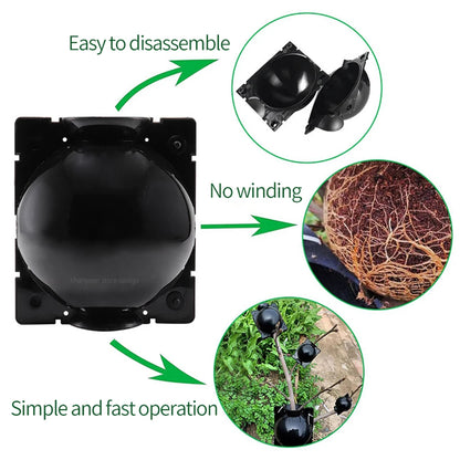 RootEase Reusable Plant Rooting Ball Transplant Nursery Ball Sapling