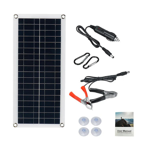 EcoCharge 1000W Solar Panel Kit with Controller