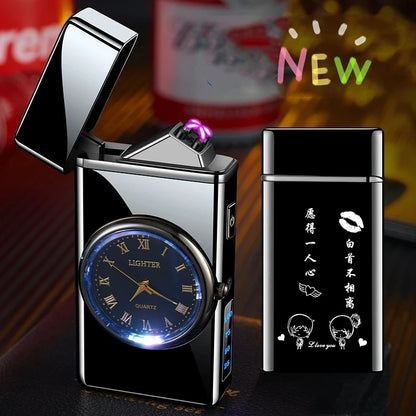 ChronoFlame - Dual Arc Timekeeper Lighter