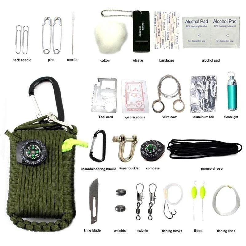 ExplorerMax Pro: 29-in-1 Ultimate Survival Gear Ensemble