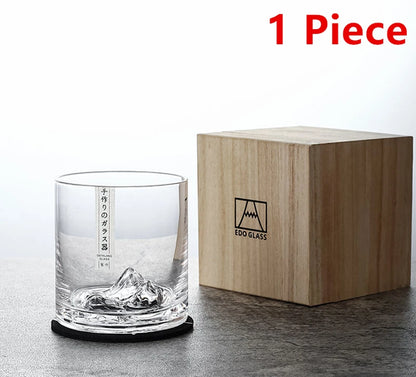 Crystal Iceberg Whiskey Tumbler Set